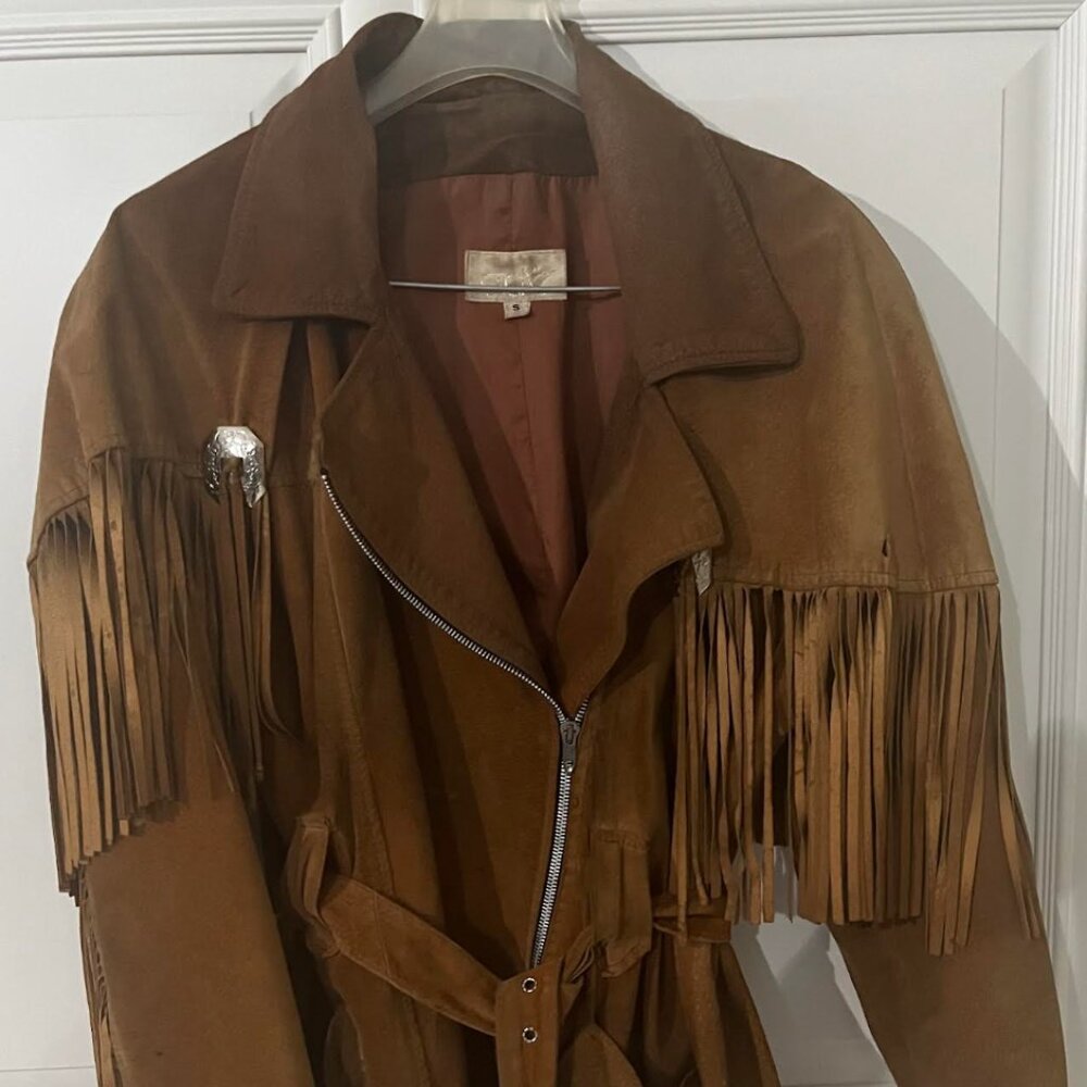 Cache Vintage Suede Cowgirl Jacket